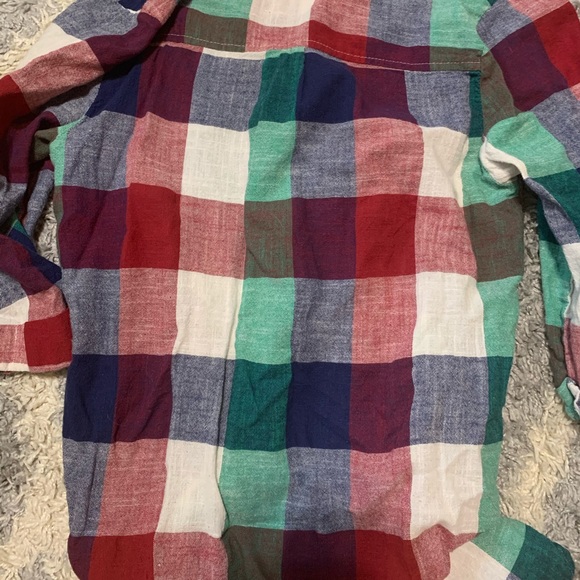 Plaid high-low top - Picture 2 of 2